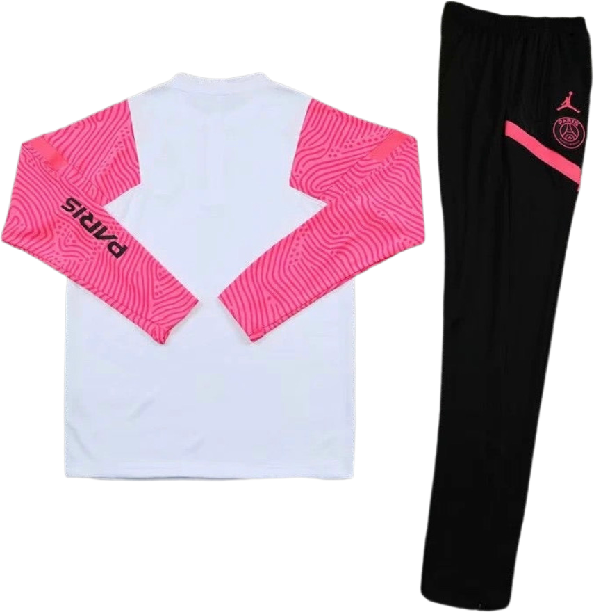 PSG Jordan Tracksuit Pink, White, and Black Full-Set