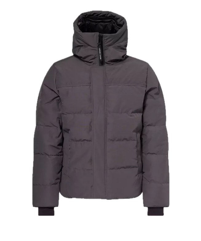 Canada Goose Macmillan Grey Jacket Black Badge