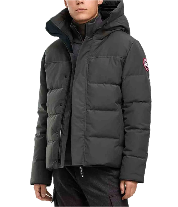 Canada Goose Macmillan Grey Jacket Red Badge