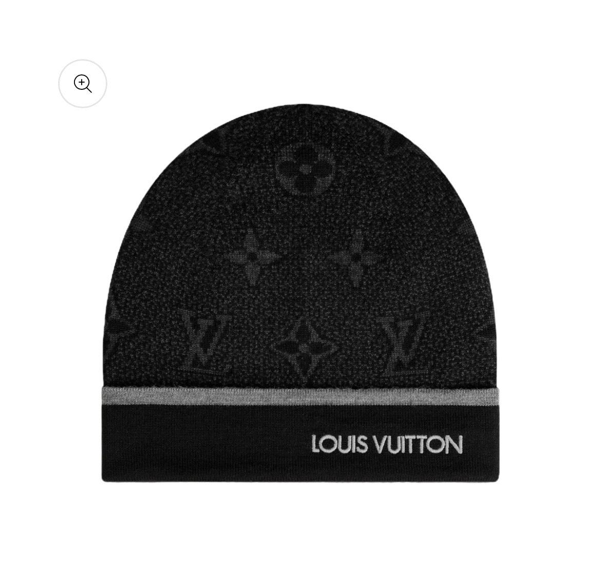 Louis Vuitton Beanie Monogram Eclipse LV Hat